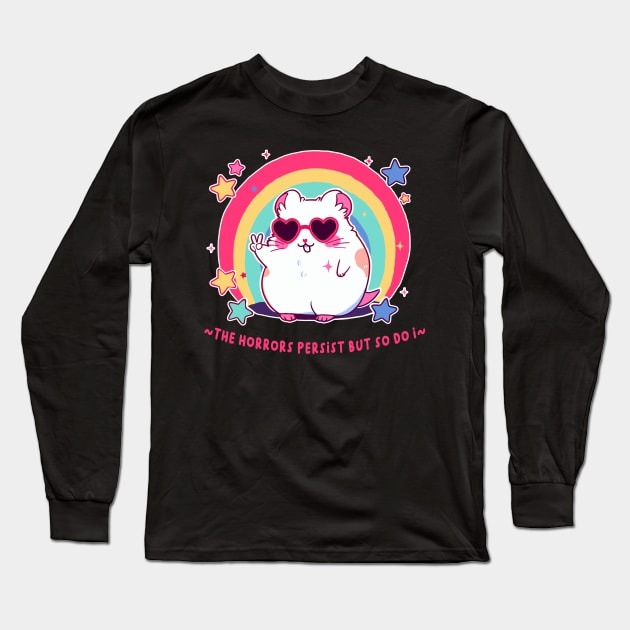 the horrors persist hamster Long Sleeve T-Shirt by hunnydoll